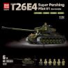 QUANGUAN 100304 T26E4 Super Pershing Pilot #1 Xếp hình lắp ráp ghép mô hình Xe thử nghiệm số 1