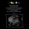 MouldKing 10213 BNW Car Engine Xếp hình lắp ráp ghép mô hình Động cơ ô tô BNW
