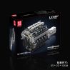 MouldKing 10250 LR V10 Engine Xếp hình lắp ráp ghép mô hình Động cơ xe thể thao LFA