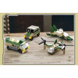 GUDI 40407 Xếp hình lắp ráp ghép mô hình Type 99 Buổi chiến đấu chính tám trong một