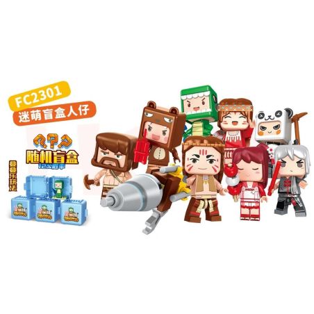 Forange FC2301 Xếp hình lắp ráp ghép mô hình Hộp mù dễ thương