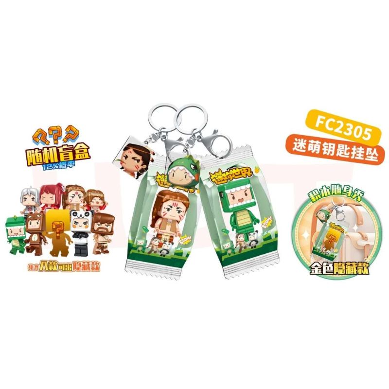 Forange FC2305 Xếp hình lắp ráp ghép mô hình Mặt dây chuyền chính dễ thương