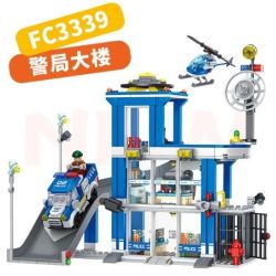 Forange FC3339 Xếp hình lắp ráp ghép mô hình Tòa nhà cảnh sát