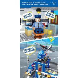 Forange FC3339 Xếp hình lắp ráp ghép mô hình Tòa nhà cảnh sát