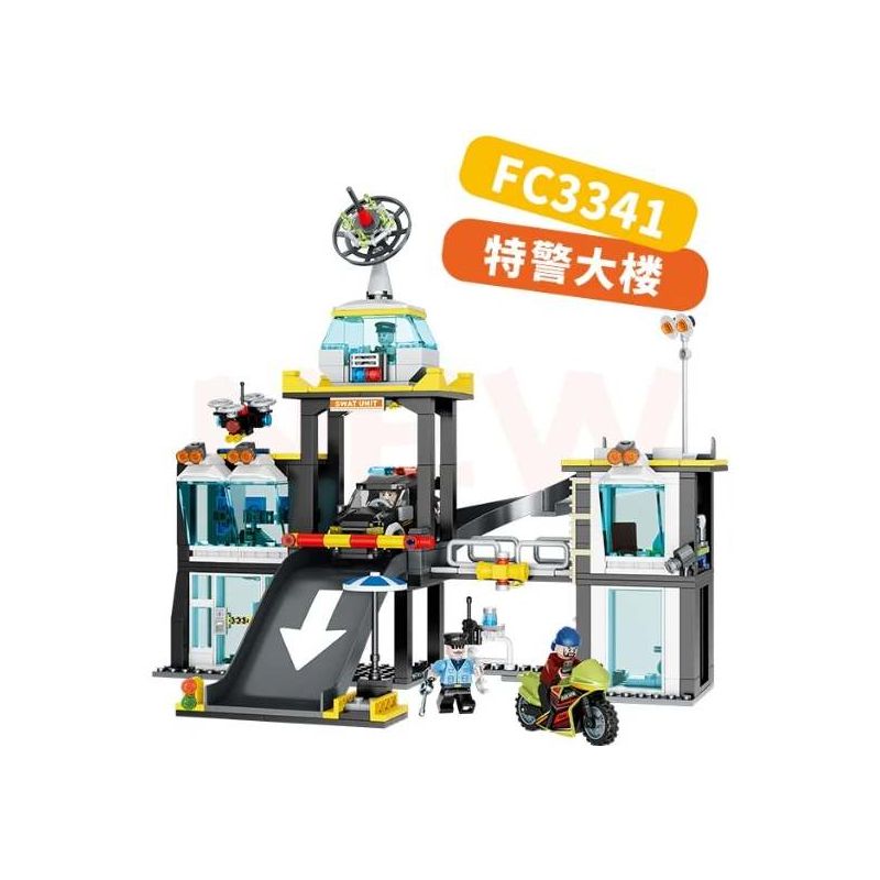 Forange FC3341 Xếp hình lắp ráp ghép mô hình Xây dựng SWAT