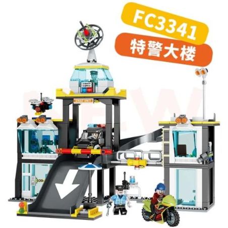 Forange FC3341 Xếp hình lắp ráp ghép mô hình Xây dựng SWAT