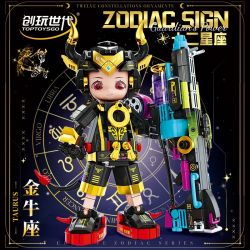 minGDi LEIBAO 8827 Zodiac Sign Xếp hình lắp ráp ghép mô hình Mười hai cung hoàng đạo của thế hệ sáng tạo: Kim Ngưu