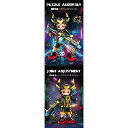 minGDi LEIBAO 8827 Zodiac Sign Xếp hình lắp ráp ghép mô hình Mười hai cung hoàng đạo của thế hệ sáng tạo: Kim Ngưu