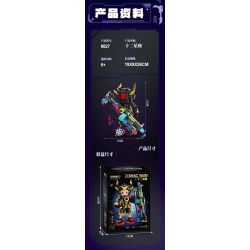 minGDi LEIBAO 8827 Zodiac Sign Xếp hình lắp ráp ghép mô hình Mười hai cung hoàng đạo của thế hệ sáng tạo: Kim Ngưu