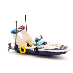 Enlighten 1916 Qman 1916 non  ĐỒN CẢNH SÁT ĐƯỜNG THỦY bộ đồ chơi xếp lắp ráp ghép mô hình Police POLICE BATTLE FORCE 565 khối