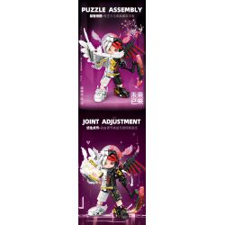 minGDi LEIBAO 8828 Zodiac Sign Xếp hình lắp ráp ghép mô hình Mười hai cung hoàng đạo của thế hệ sáng tạo: Song Tử