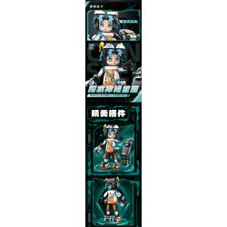 minGDi LEIBAO 8835 Zodiac Sign Xếp hình lắp ráp ghép mô hình Mười hai cung hoàng đạo của thế hệ sáng tạo: Ma Kết