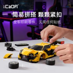 CaDA DoubleE C55037 Xếp hình lắp ráp ghép mô hình Renault Sport Rs.01 1:24