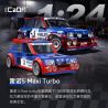 CaDA DoubleE C55038 Xếp hình lắp ráp ghép mô hình Renault 5 Maxi Turbo 1:24