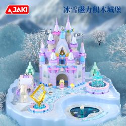 JAKI AK029 Xếp hình lắp ráp ghép mô hình Lâu đài băng và tuyết