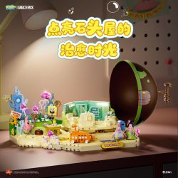 AREA-X AB0089 Xếp hình lắp ráp ghép mô hình SpongeBob: Nhà đá của Patrick