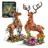 Mentojoy 8811 Fantastic Animals Xếp hình lắp ráp ghép mô hình Động vật tuyệt vời hai trong một con kỳ lân, hươu thần thánh