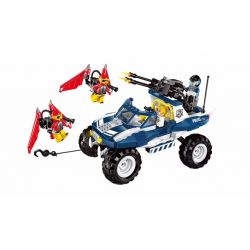 Enlighten 1915 Qman 1915 non  TẤN CÔNG TỘI PHẠM BAY BẰNG TÊN LỬA CÁ NHÂN bộ đồ chơi xếp lắp ráp ghép mô hình Police POLICE BATTLE FORCE Cảnh Sát 356 khối