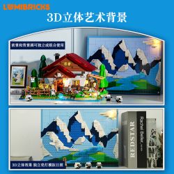 Lumibricks FunWhole L9094 Xếp hình lắp ráp ghép mô hình Cuộc sống nông trại: Túp lều của người chăn cừu