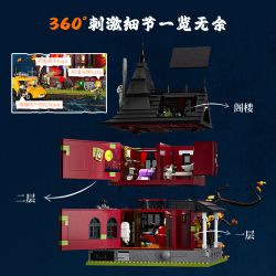 Lumibricks FunWhole L9092 Xếp hình lắp ráp ghép mô hình Ngôi nhà ma ám kinh dị lúc nửa đêm