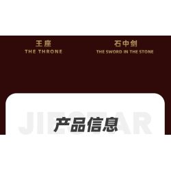 JIESTAR JJ9220 Xếp hình lắp ráp ghép mô hình Hiệp sĩ bàn tròn Vua Arthur