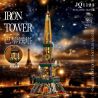 Jiqi JQ1124 Iron Tower Xếp hình lắp ráp ghép mô hình Steampunk: Tháp Eiffel