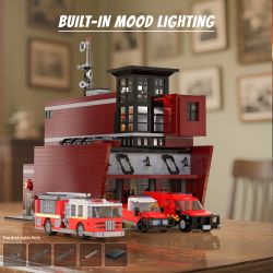 Xbert 66103 Xếp hình lắp ráp ghép mô hình trạm cứu hỏa