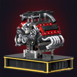 JIESTAR 33002 ENZO Engine Xếp hình lắp ráp ghép mô hình động cơ enzo