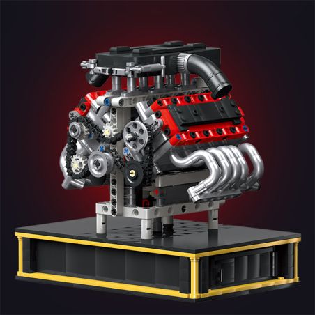 JIESTAR 33002 ENZO Engine Xếp hình lắp ráp ghép mô hình động cơ enzo