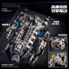 EIKEE Y15002 Engi Piston V8 Engine Xếp hình lắp ráp ghép mô hình siêu động cơ V8