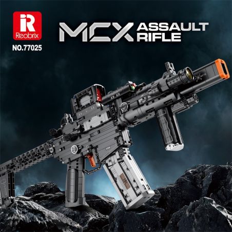Reobrix 77025 MCX Assault Rifle Xếp hình lắp ráp ghép mô hình súng trường tấn công MCX