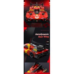 EIKEE Y26001 Xếp hình lắp ráp ghép mô hình Xe lưới 499P 16