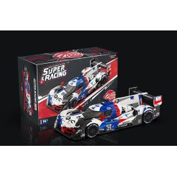 EIKEE Y26002 Xếp hình lắp ráp ghép mô hình Xe lưới điện V8 16