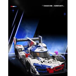 EIKEE Y26002 Xếp hình lắp ráp ghép mô hình Xe lưới điện V8 16