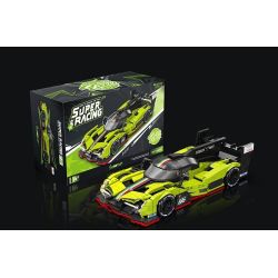 EIKEE Y26003 Xếp hình lắp ráp ghép mô hình Xe ô tô Lamborghini SC63 16 lưới