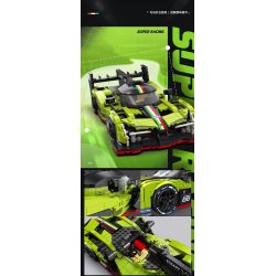 EIKEE Y26003 Xếp hình lắp ráp ghép mô hình Xe ô tô Lamborghini SC63 16 lưới