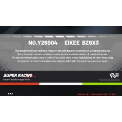 EIKEE Y26004 Xếp hình lắp ráp ghép mô hình Xe ô tô lưới BZ9X3 16