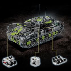 12GO 96011 KF-41 Lynx IFV Xếp hình lắp ráp ghép mô hình Xe chiến đấu bộ binh KF41 Lynx Lynx