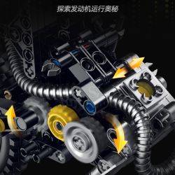 double height 60544 Xếp hình lắp ráp ghép mô hình xe máy BM-G450X