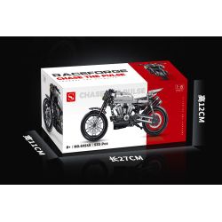 double height 60545 Xếp hình lắp ráp ghép mô hình xe máy HALEI-XR1200