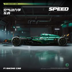 POPK MK6022 Xếp hình lắp ráp ghép mô hình Đua xe Ashton Martin F1