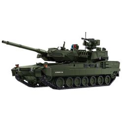12GO 96012 Leopard 2A8 Xếp hình lắp ráp ghép mô hình Xe tăng chiến đấu chủ lực Leopard 2A8