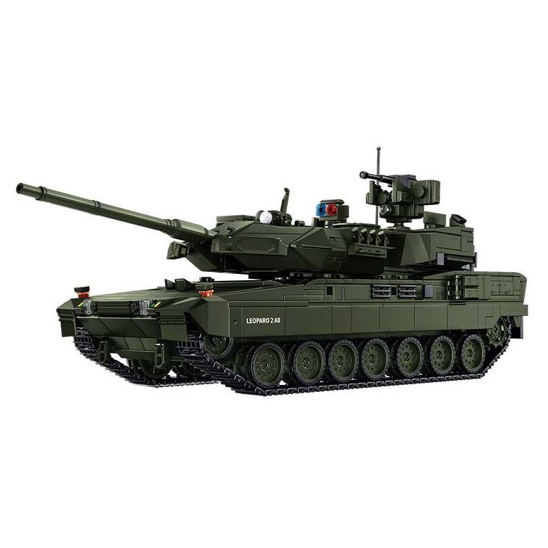 12GO 96012 Leopard 2A8 Xếp hình lắp ráp ghép mô hình Xe tăng chiến đấu chủ lực Leopard 2A8