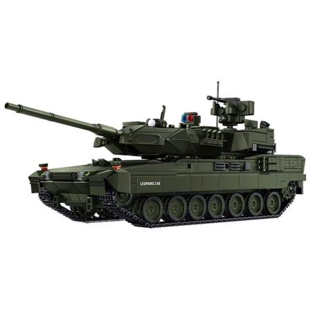 12GO 96012 Leopard 2A8 Xếp hình lắp ráp ghép mô hình Xe tăng chiến đấu chủ lực Leopard 2A8