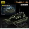 12GO 96012 Leopard 2A8 Xếp hình lắp ráp ghép mô hình Xe tăng chiến đấu chủ lực Leopard 2A8