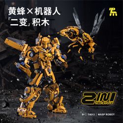 Takuki T4013 Wasp Robot Xếp hình lắp ráp ghép mô hình Máy ong Bumblebee