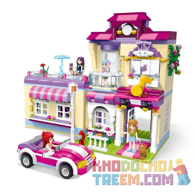 Enlighten 2007 Qman 2007 non  TRUNG TÂM ĐÀO TẠO NGÔI SAO CHERRY bộ đồ chơi xếp lắp ráp ghép mô hình  CHERRY STAR TRAINING CENTER Các Bạn Gái 729 khối