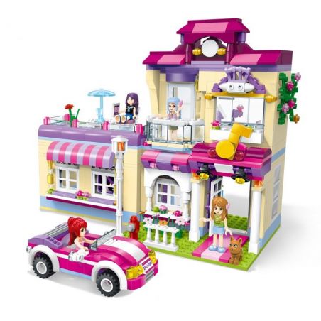 Enlighten 2007 Qman 2007 non  TRUNG TÂM ĐÀO TẠO NGÔI SAO CHERRY bộ đồ chơi xếp lắp ráp ghép mô hình  CHERRY STAR TRAINING CENTER Các Bạn Gái 729 khối