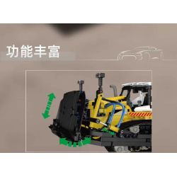 MouldKing 19019 Xếp hình lắp ráp ghép mô hình máy ủi PR756