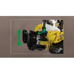 MouldKing 19019 Xếp hình lắp ráp ghép mô hình máy ủi PR756